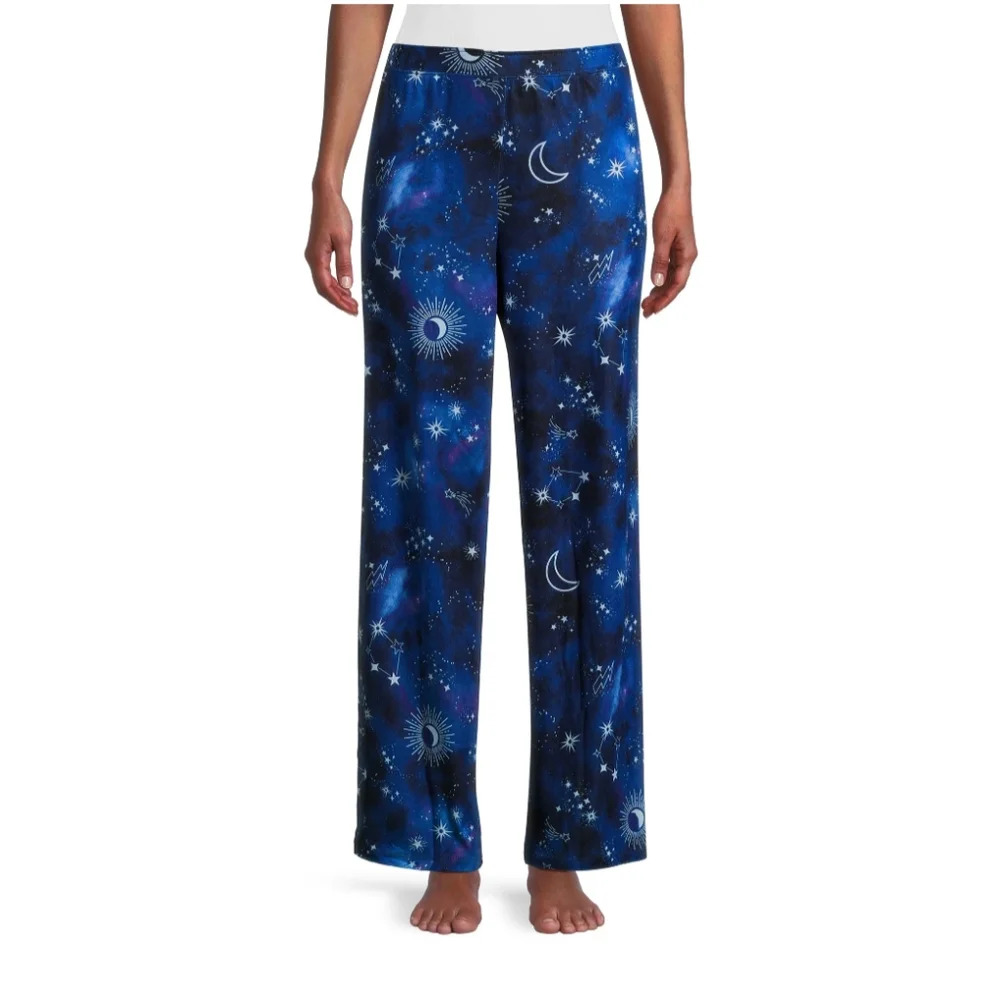Celestial Night Women’s Size XL (16-18) Sleep Pants Lounge Pants Pajama Pants